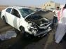 بالصورحادث يتسبب بتلفيات كبيرة لسيارة نظام ساهر بمحافظة الرس
