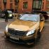 مشاهدة مرسيدس S63 AMG برابوس ذهبية مذهلة في لندن